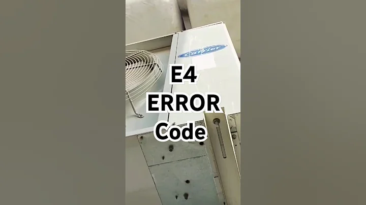 How to solve E4 error of carrier Unit #maintenance #acmaintenance
