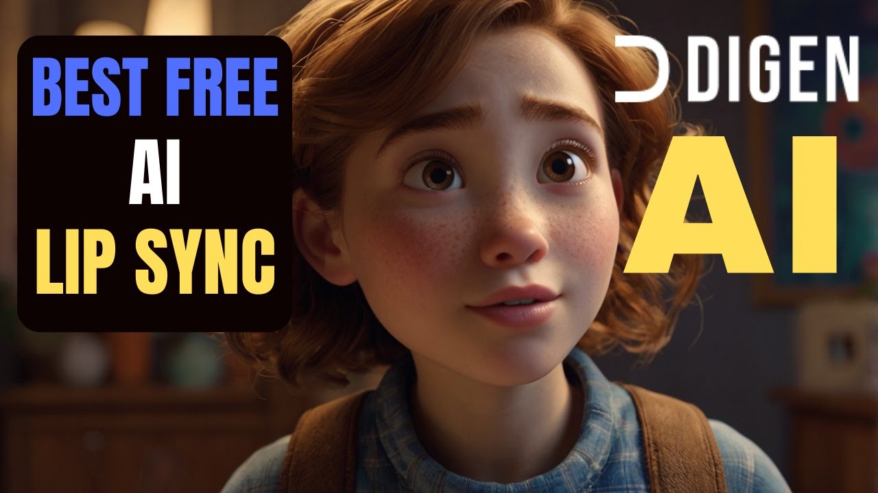 BEST FREE AI LIP SYNC VIDEO GENERATION WITH DIGEN AI - YouTube