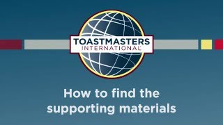 How To Find The Supporting Materials