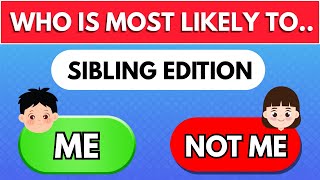 Información The Ultimate Sibling Test| Who Is Most Likely To… | Sibling Edition 👫 Noticias
