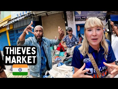 Avoid THIS Man in BANGALORE 🇮🇳 India’s Craziest Market (Chor Bazaar)