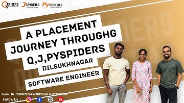 A Placement Journey Through  Q,J,PySpiders Dilsukhnagar |  Software  Engineer |