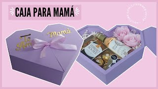 Caja Para El Día De Las Madres Accesible Y Creativo Manualidad Corazón