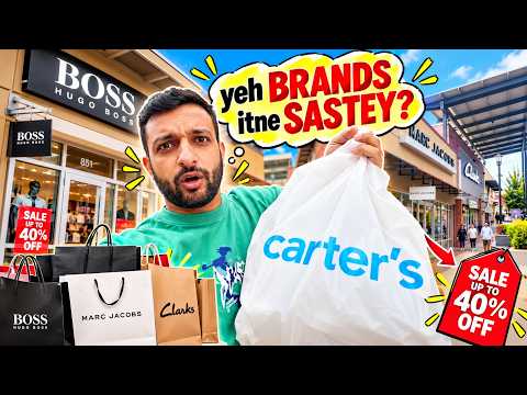 Yeh Brands Itne Saste?! 😱 BOSS, Marc Jacobs & More | USA Shopping Vlog