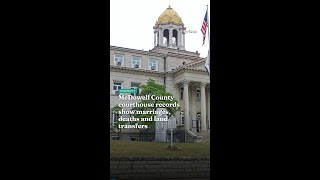 McDowell County courthouse records show marriages, deaths and land transfers