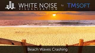 Beach Waves Crashing - 1 Hour Relaxing Sleep Sound with Dark Screen Saver