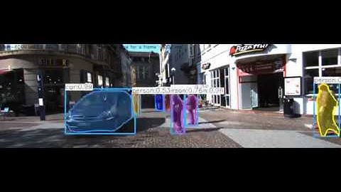 Road obstacles recognition and segmentation by MaskRCNN on KITTI Dataset