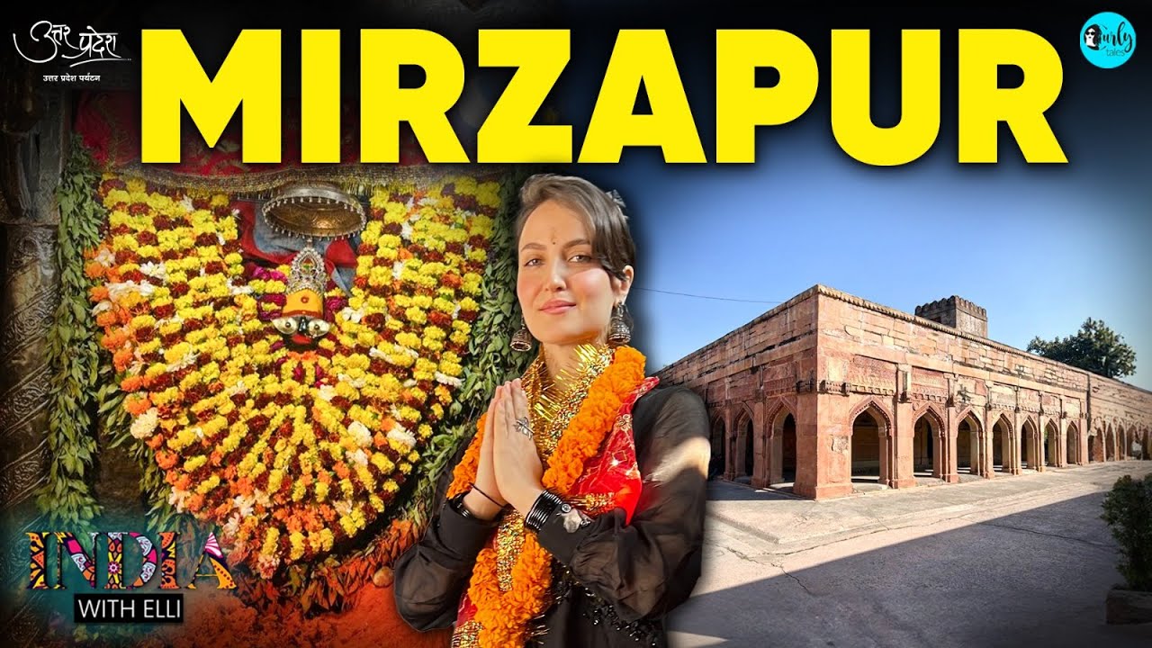 Elli AvrRam Explores Mirzapur  Vindhyachal Dham  India With Elli S3 EP3  Curly Tales