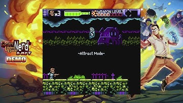 Angry Video Game Nerd 8-bit Demo - Title Screen / Main Menu with Music