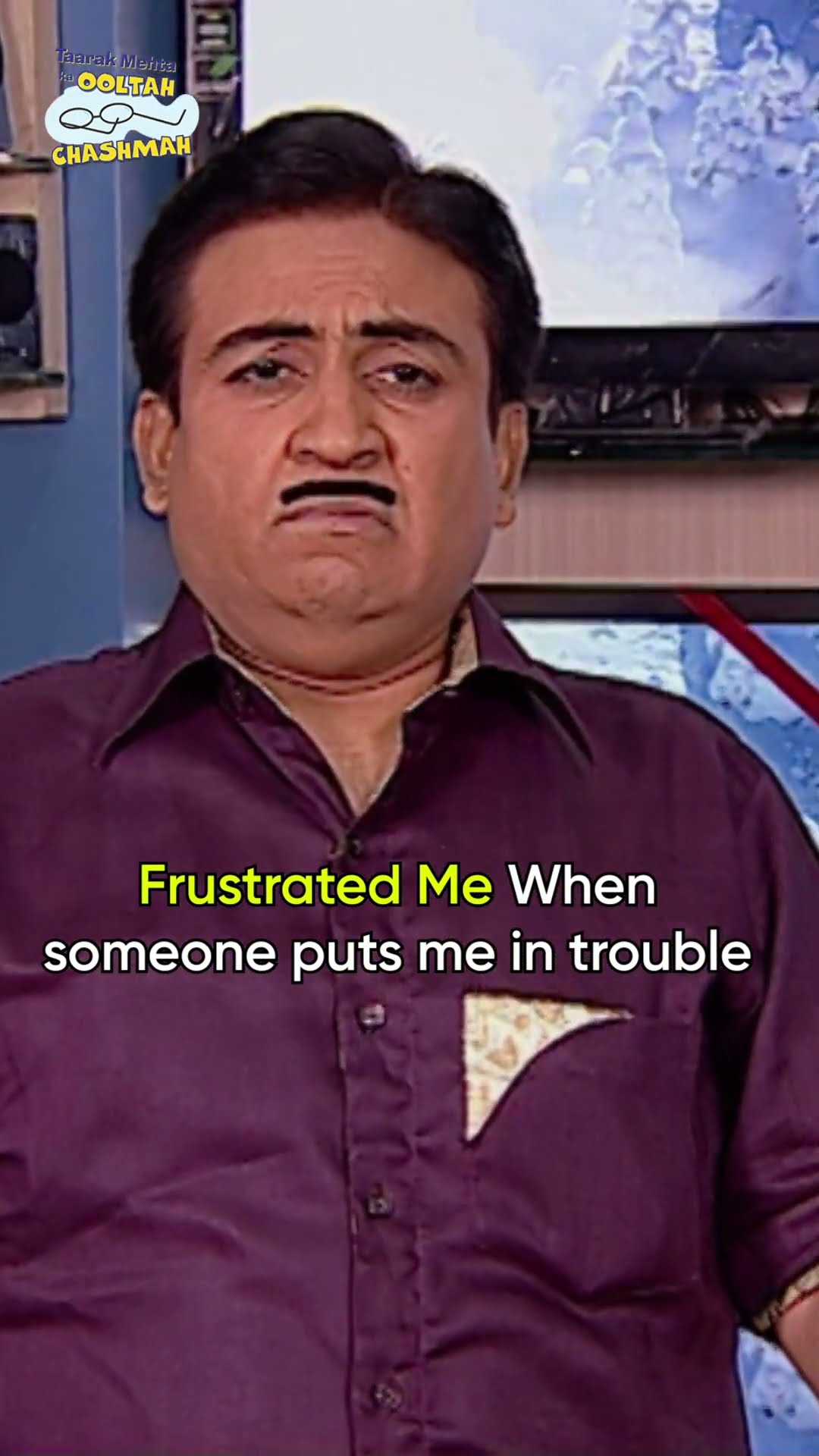 Frustrated Me When someone puts me trouble!#tmkoc #funny #comedy #relatable #shorts #funnyshorts
