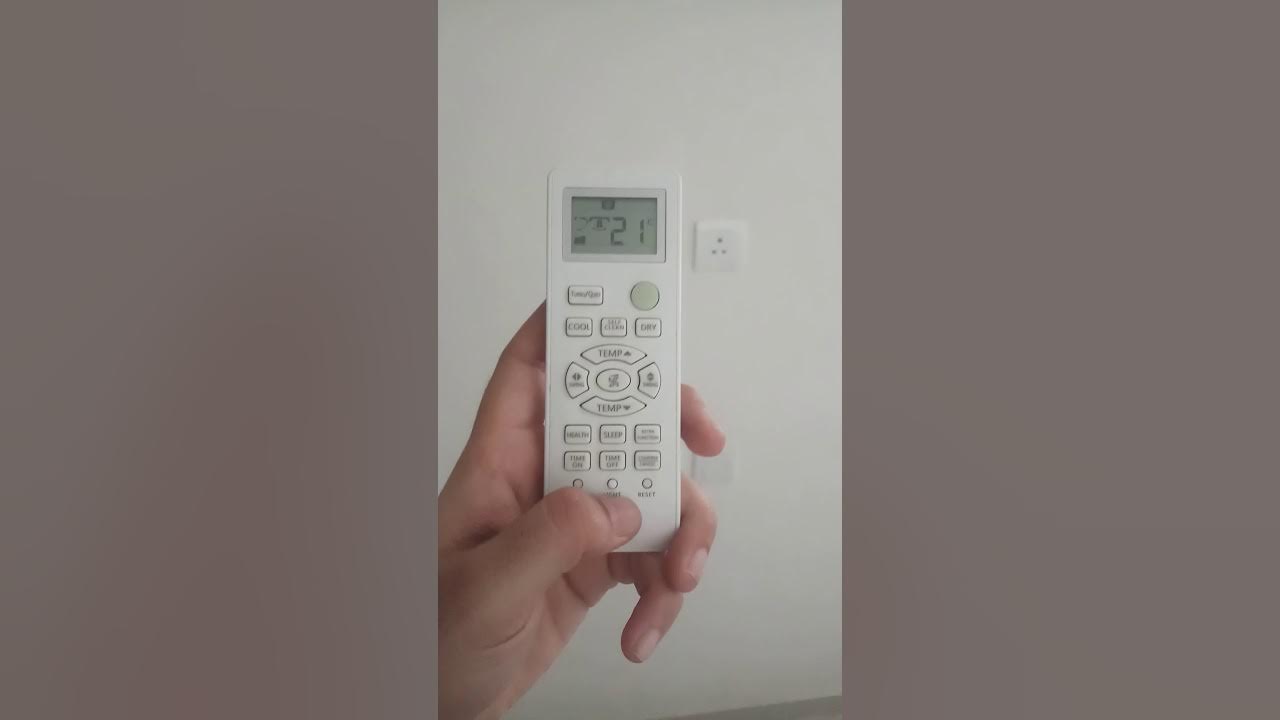 How to check room temperature in AC/Checking room temprature by using