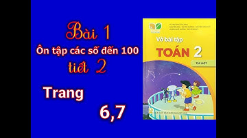 Vở bài tập toán lớp 2 sách Kết nối tri thức với cuộc sống| Bài 1 Ôn tập các số đến 100 - Tiết 2