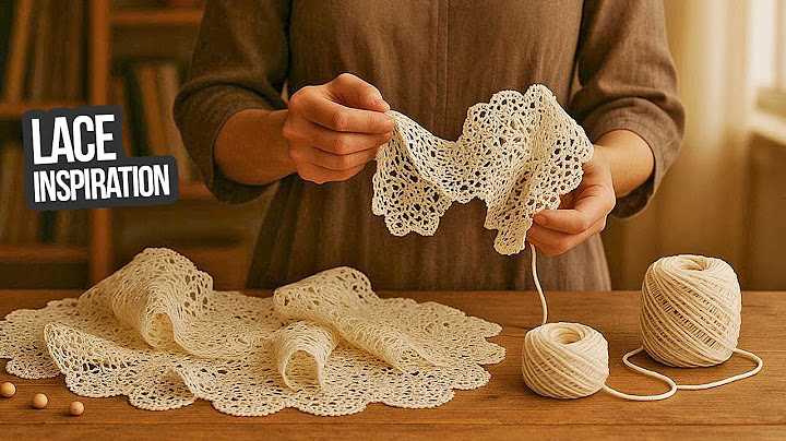 I took some lace and cotton twine, and this is what came out! The result is stunningly amazing!