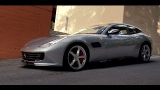 Kimi raikkonen test drives the ferrari gtc4lusso t -