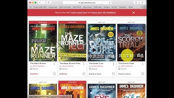 INFO 210 A3 Instructional Video: Checking out eBooks through Overdrive