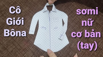 🍎3️⃣  sơ mi nữ cơ bản (form rộng) cắt tay/ chất liệu tự do.