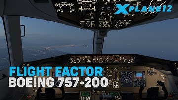 X-Plane 12 | Flight Factor Boeing 757-200 | LFPG-LFMN