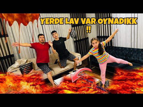 WE ARE PLAYING THERE IS LAVA ON THE FLOOR WITH ELIF SINEM
