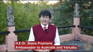 His Excellency Dr Siswo Pramono Ambassador Extraordinary  of the Republic of Indonesia to Australia