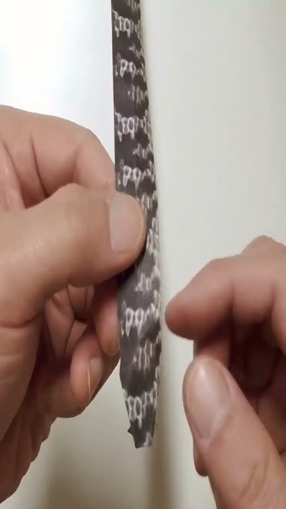 종이로 비단뱀 접는 방법!! Snake python origami #shorts - YouTube