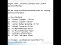 new civil engineering jobs vacancy #civilengineer #construction #engineeringjobs #applynow