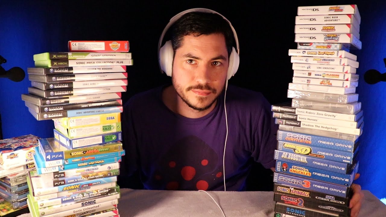 ASMR TOUTE MA COLLECTION SONIC (71 jeux)