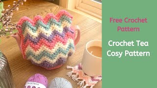 How to crochet a tea cosy - easy crochet teapot cosy pattern