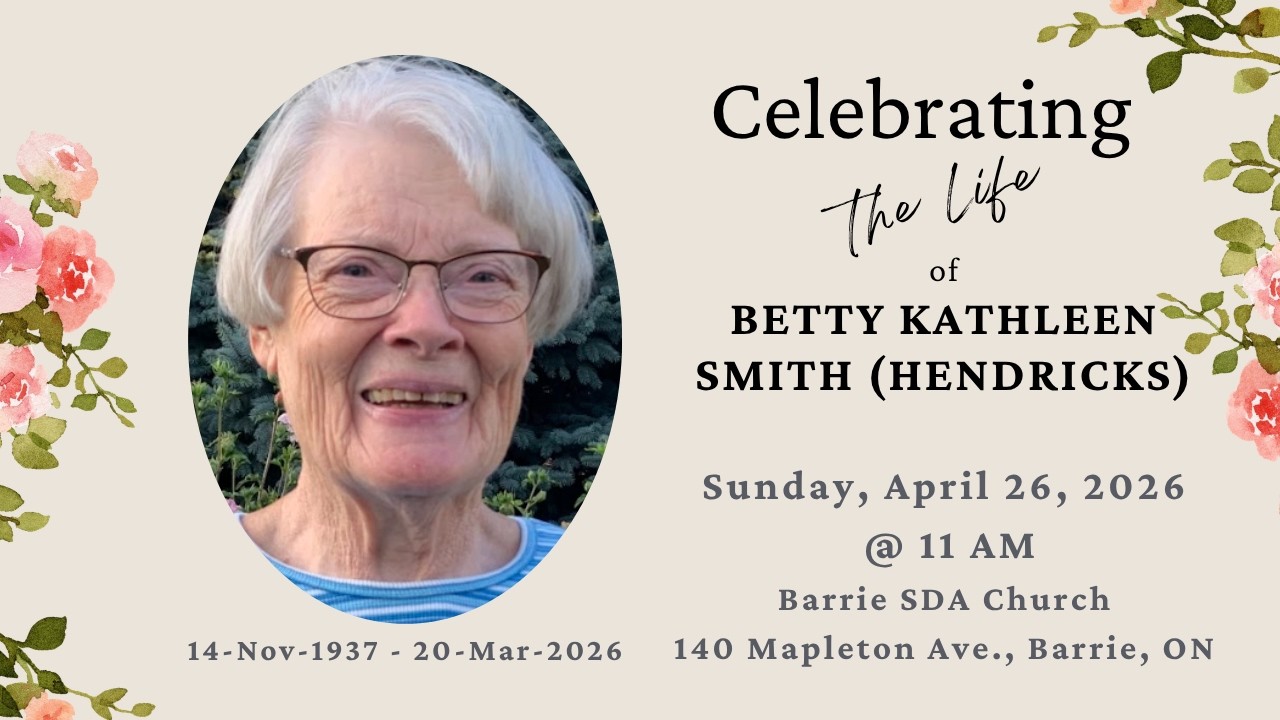 Celebration of Life - Betty Kathleen Smith (Hendricks) - Sunday, April 26, 2026