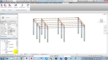 Cốt thép dầm, cột trong REVIT 2017 (steel columns and compaction revit)