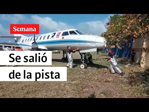 Aeronave en Aeropuerto de San Andrés chocó contra un muro  | Videos Semana