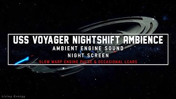 USS Voyager Ambient Engine Noise | Star Trek Sleep Sounds | Sleep | ASMR | 12 Hours