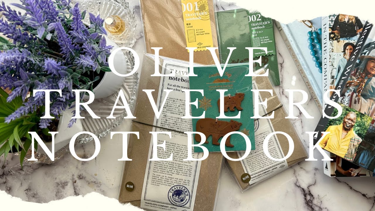 Unboxing Olive Travelers Notebook