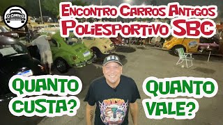 Carros Antigos à Venda no Encontro de Carros Antigos - Poliesportivo SBC 22/02/2024 - #quintasnopoli