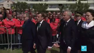 Emmanuel Macron a rendu hommage aux sauveteurs de la SNSM