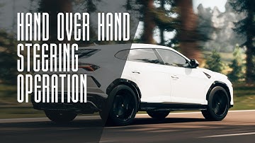 Hand over hand steering demonstration