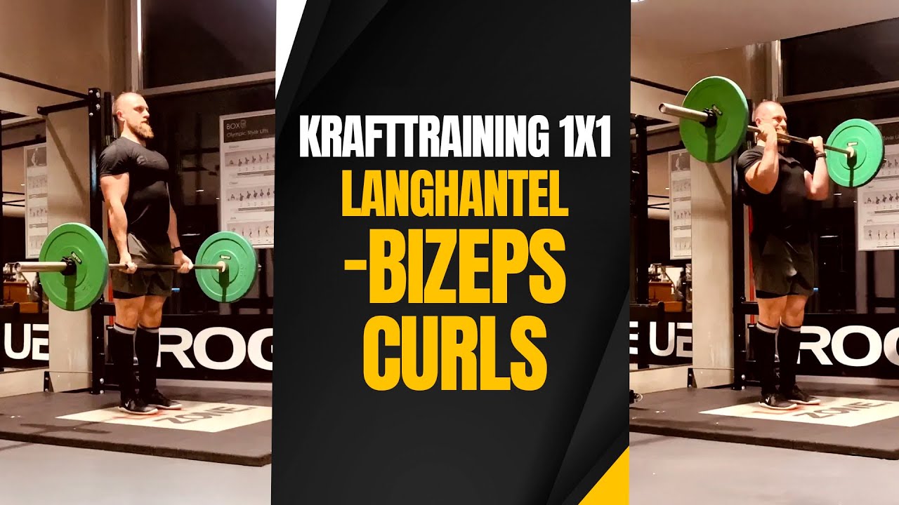 Krafttraining 1x1: Langhantel-Bizeps Curls für die Arme