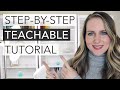 How To Create an Online Course with Teachable (Step-by Step-Tutorial)