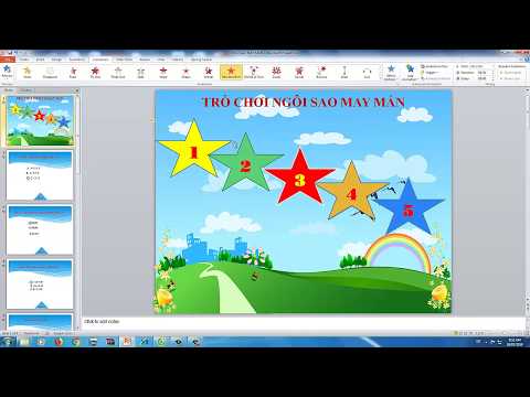 Cách tạo trò chơi Ngôi sao may mắn - Chuyên trang Tin học Giáo viên