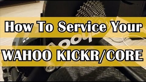 End to the Wahoo Kickr noise issue! How to service your Wahoo 2018 Kickr/Kickr Core.