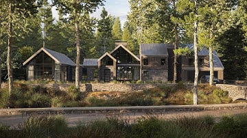 Architectural visualization I The Lake house I 3dsMax / 4k