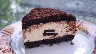 OREO CHEESECAKE..simple dan rasa macam ais cream