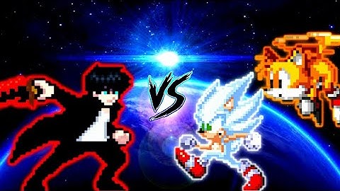 Sung Jinwoo V4 (Solo Leveling) (New) VS Sonic Classic V3 (all form) in Jump Force Mugen