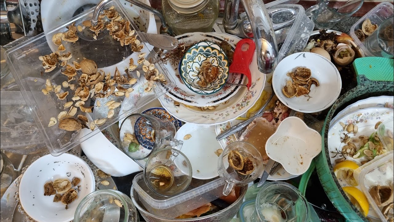 ASMR Dishwashing Satisfying | The Mess Everyone Tries Not to See