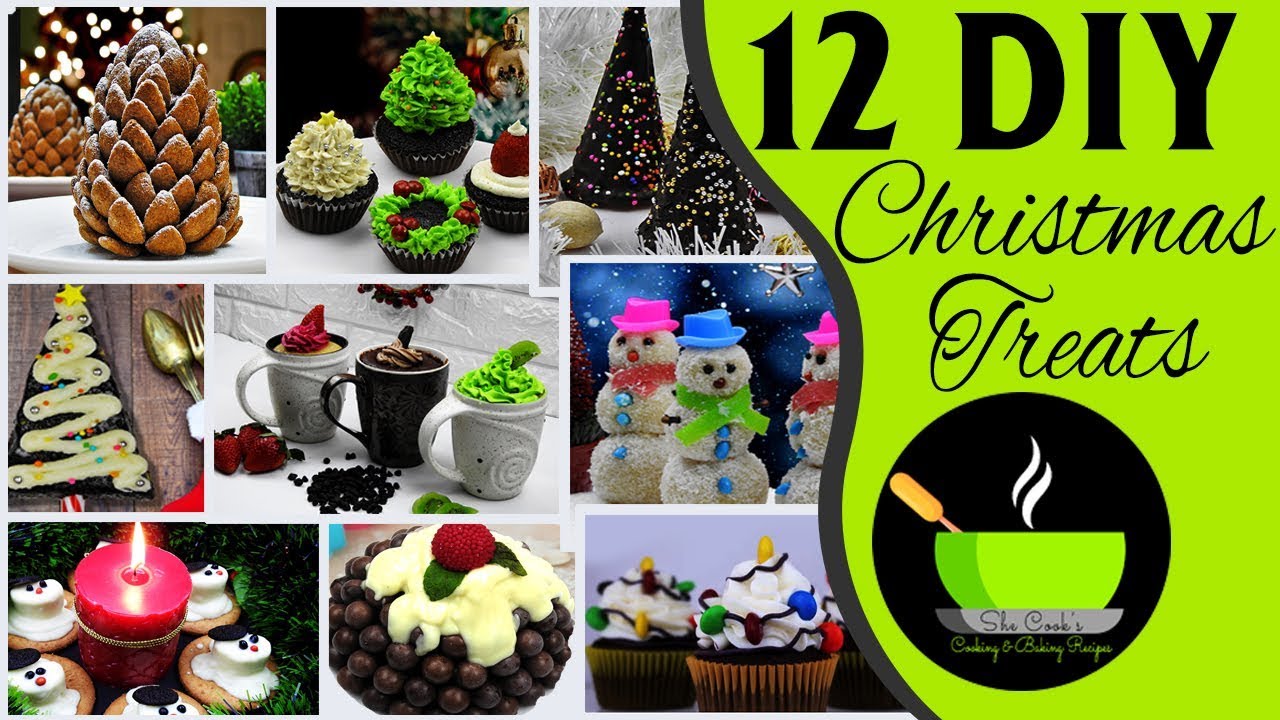 12 Fun Christmas Treat Ideas | DIY Christmas Recipes | Creative Christmas Ideas And Treats | She Cooks