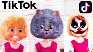 Маша снимается в Тик Токе Веселая история для детей Masha in TikTok