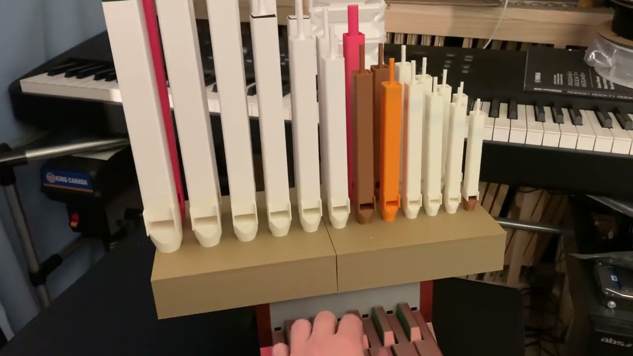 3-D printed pipe organ getting better !
