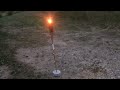 “making” a PORTABLE tiki torch (weighted concrete base)