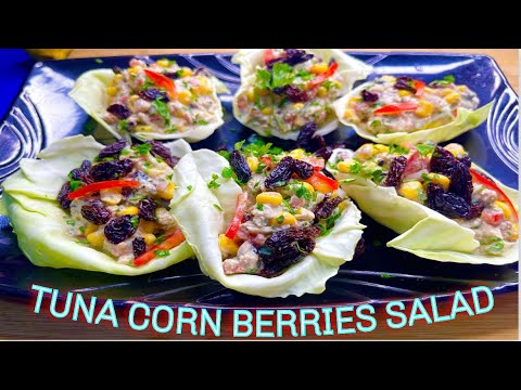 HOW TO MAKE TUNA CORN BERRIES SALAD BITES || HOMEMADE RECIPES