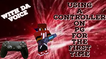 Trying to play pixel Gun With A Controller For The First Time