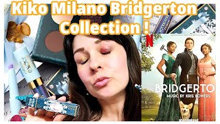 NEW Kiko Milano X Bridgerton Makeup Collection & Swatches!